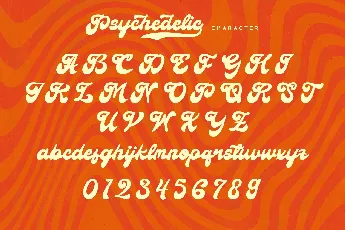 Psychedelic Groovy font