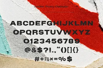 Greater Theory font