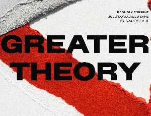 Greater Theory font