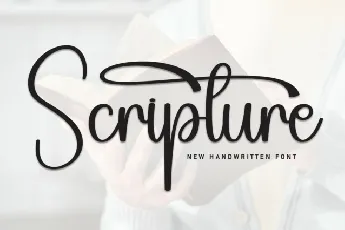 Scripture Script font