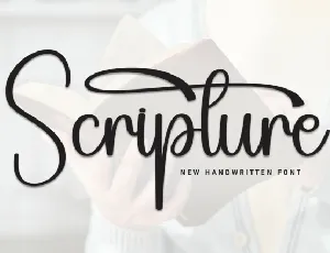 Scripture Script font