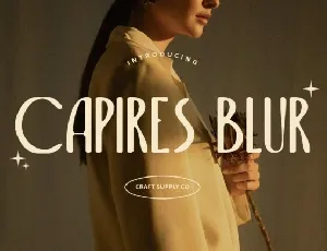 Capires Blur font