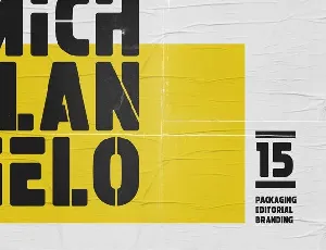 Michelangelo font