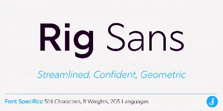 Rig Sans font