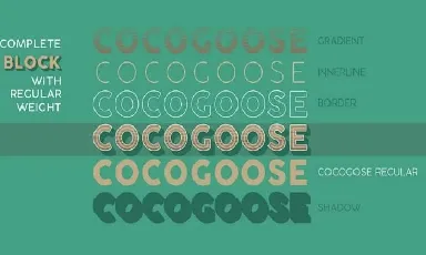 Cocogoose Pro Famly Free font