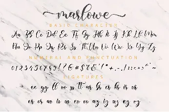 Marlowe font