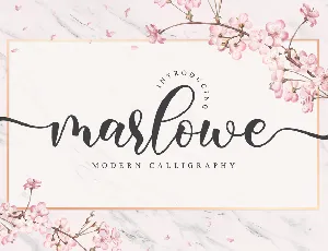 Marlowe font