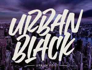 Urban Black font