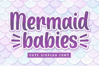 Mermaid Babies font