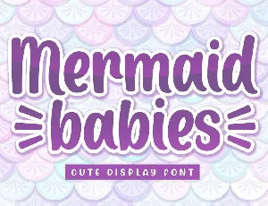 Mermaid Babies font