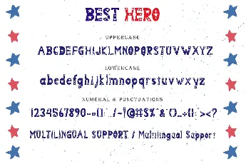 BEST HERO font