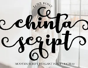 Chinta Script font