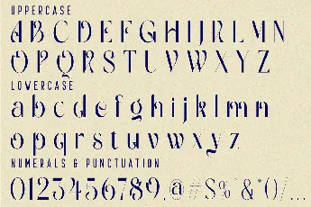 Gradually Reduced Demo font