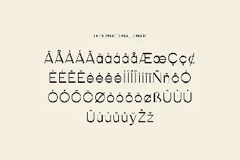 Severange font