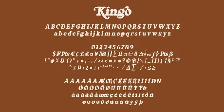 Kingo font