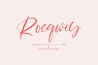 Rocqwey font