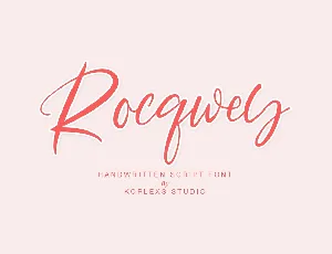 Rocqwey font