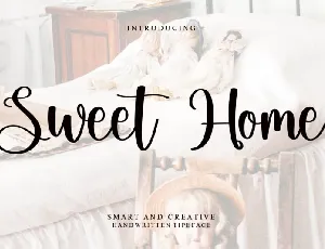 Sweet Home Script Typeface font