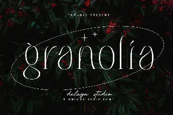 Granolia font