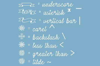 Winter in January font