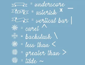 Winter in January font