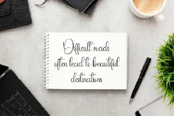 Delay Calligraphy font