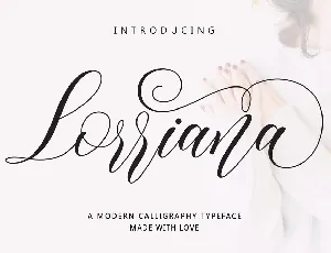 Lorriana Script font