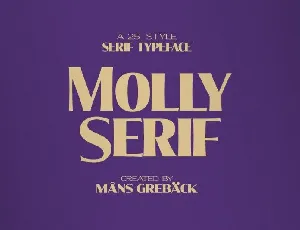 Molly Serif Family font