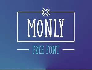 Monly Free font