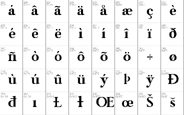 Danviska font