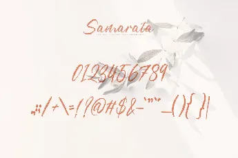 Samarata font