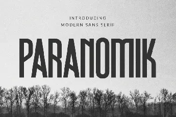 Paranomik font