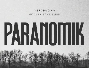 Paranomik font