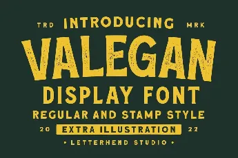 Valegan font