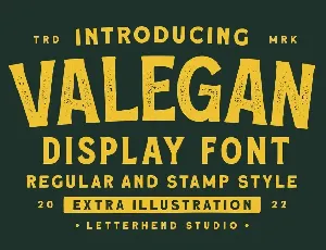 Valegan font