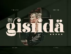 Gisrida Modern Serif font