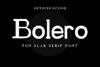 Bolero font