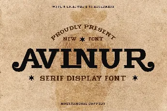 Avlnur font