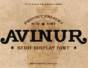 Avlnur font