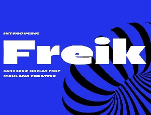 Freik font