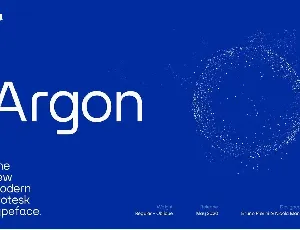 Argon font