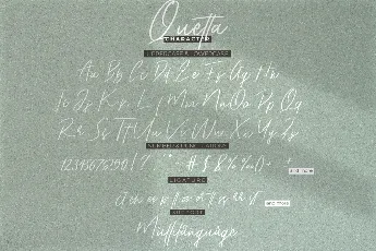 Quetta Demo font