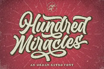 Hundred Miracles font