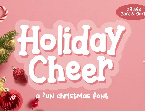 Holiday Cheer font