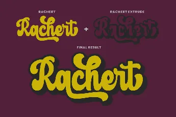 Rachert font