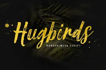 Hugbirds font