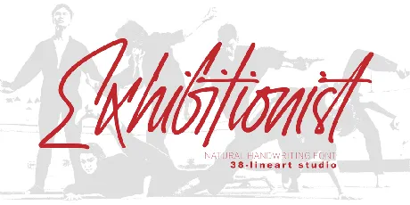 Exhibitionist font