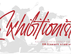 Exhibitionist font