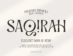 Saqirah font