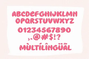 Chewy Bubble font